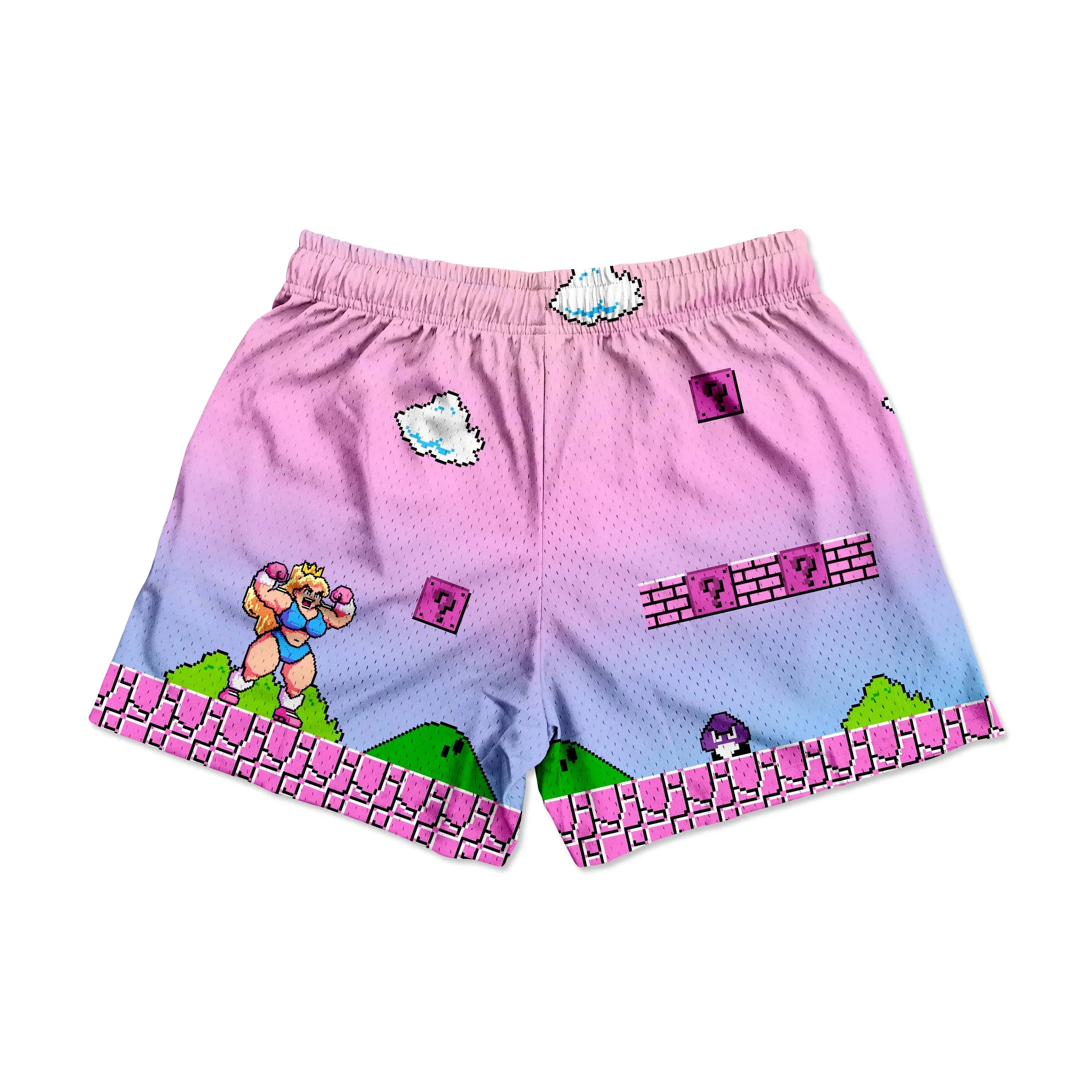 Mesh Flex Shorts 5" - Peach Power sold by Flex Living product image thumbnail 4