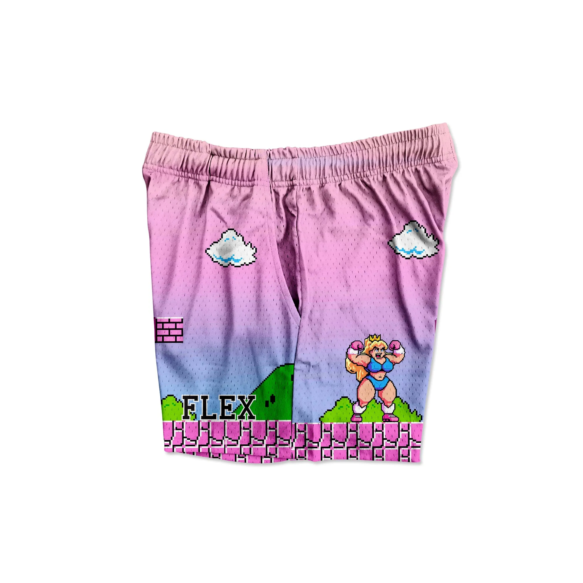 Mesh Flex Shorts 5" - Peach Power sold by Flex Living product image thumbnail 3