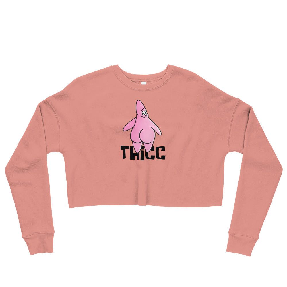 Thicc Star Crop Sweatshirt sold by Flex Living