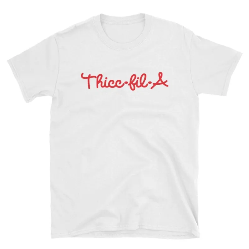 Thicc Fil A PREMIUM GRAPHIC TEE sold by Flex Living