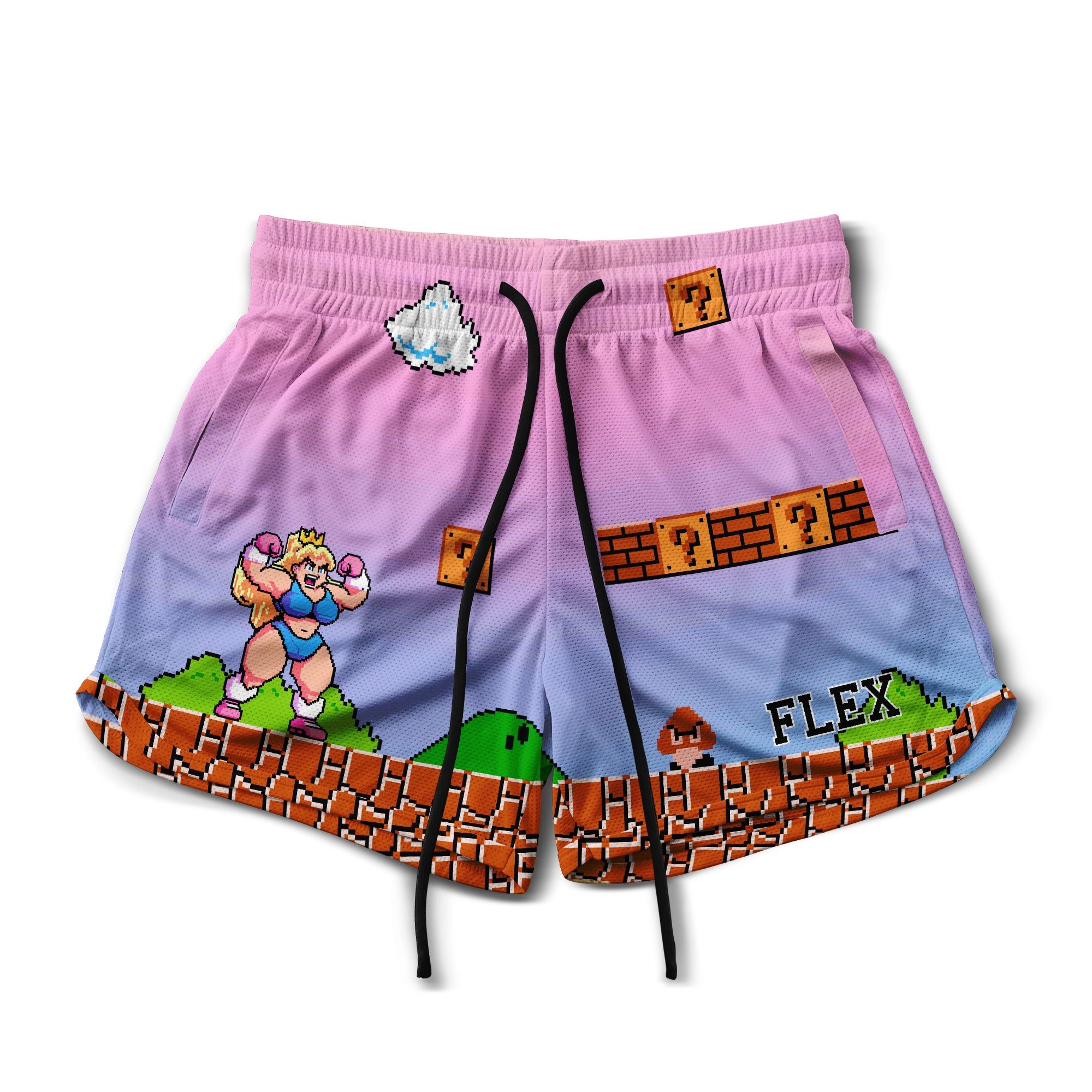 Muay Thai Shorts - Peach Power sold by Flex Living