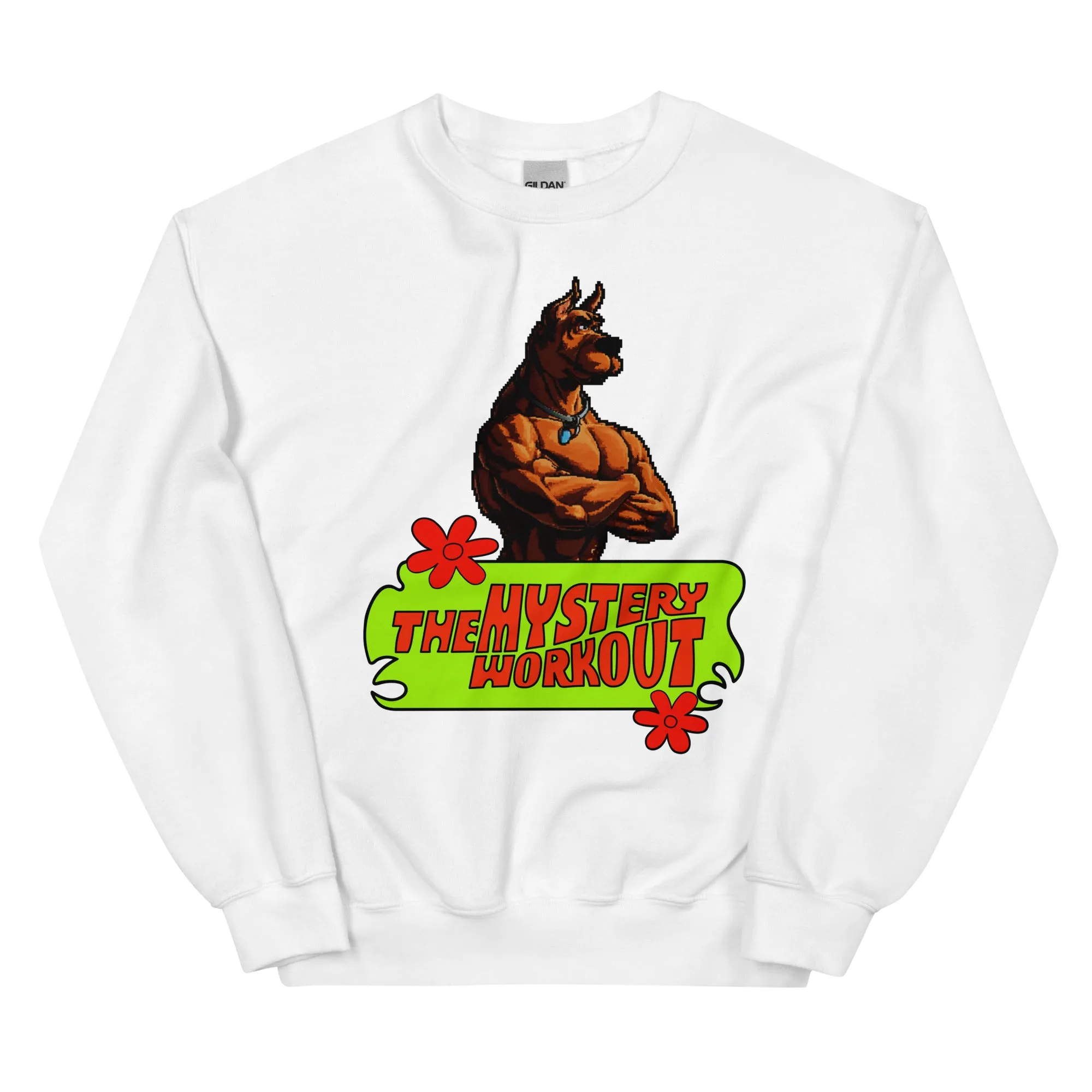 The Mystery Workout Unisex Sweatshirt sold by Flex Living