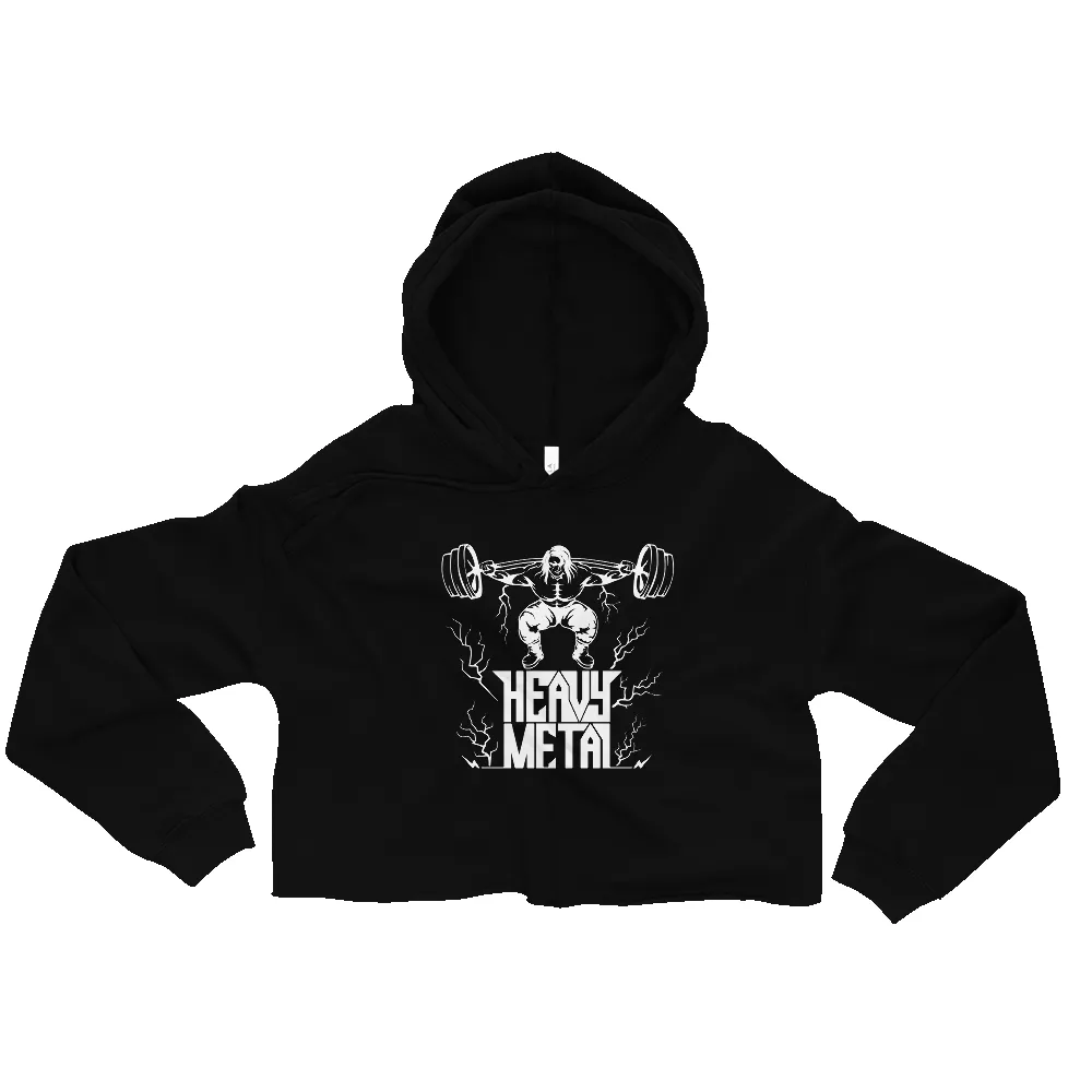 HEAVY METAL CROP HOODIE sold by Flex Living product image thumbnail 4