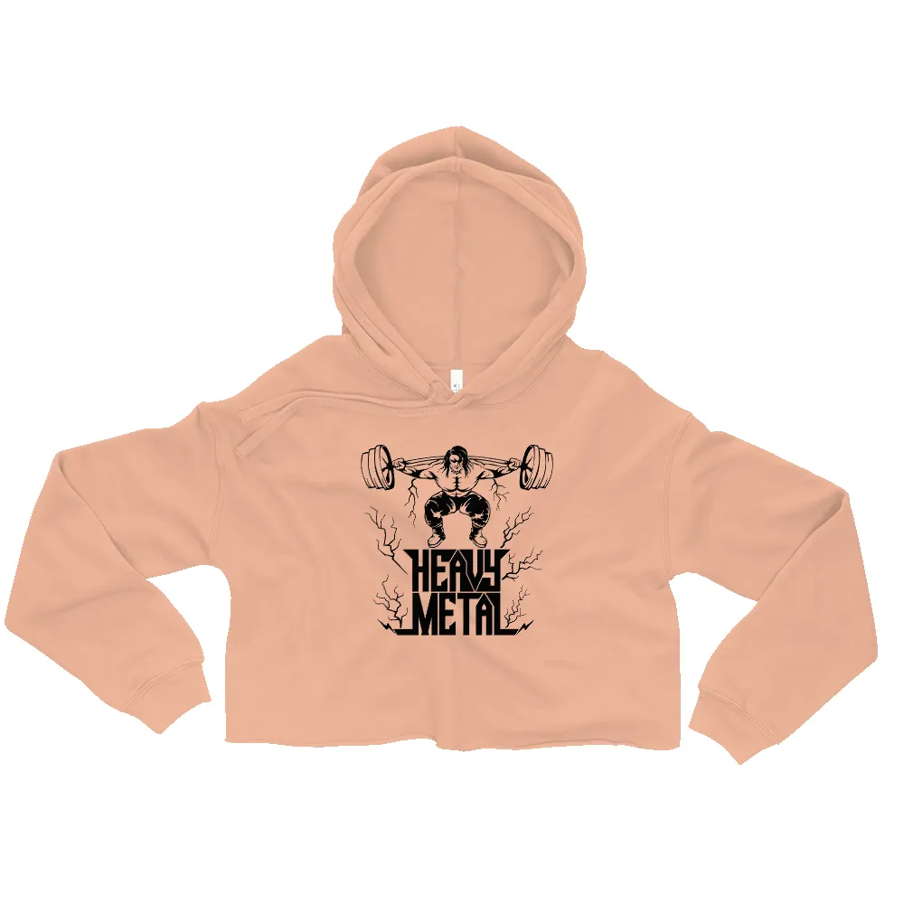 HEAVY METAL CROP HOODIE sold by Flex Living product image thumbnail 2