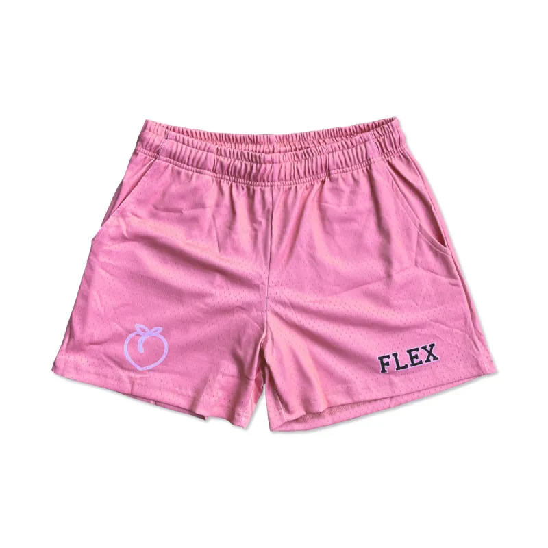 Mesh Flex Shorts 5" - Pink sold by Flex Living
