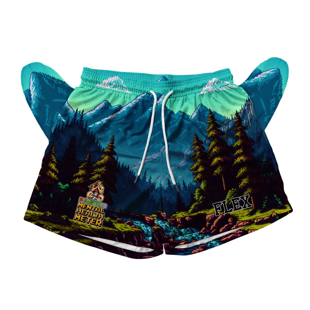 Basic Mesh Short - Mental Health Meter sold by Flex Living product image thumbnail 2