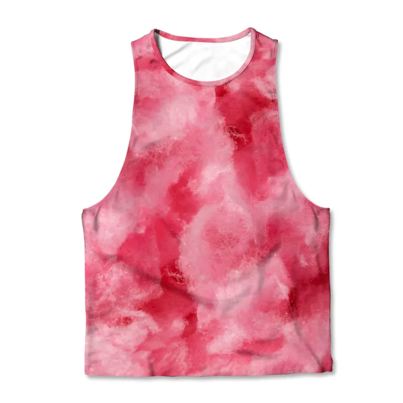 Printed Muscle Tank - Cotton Candy sold by Flex Living