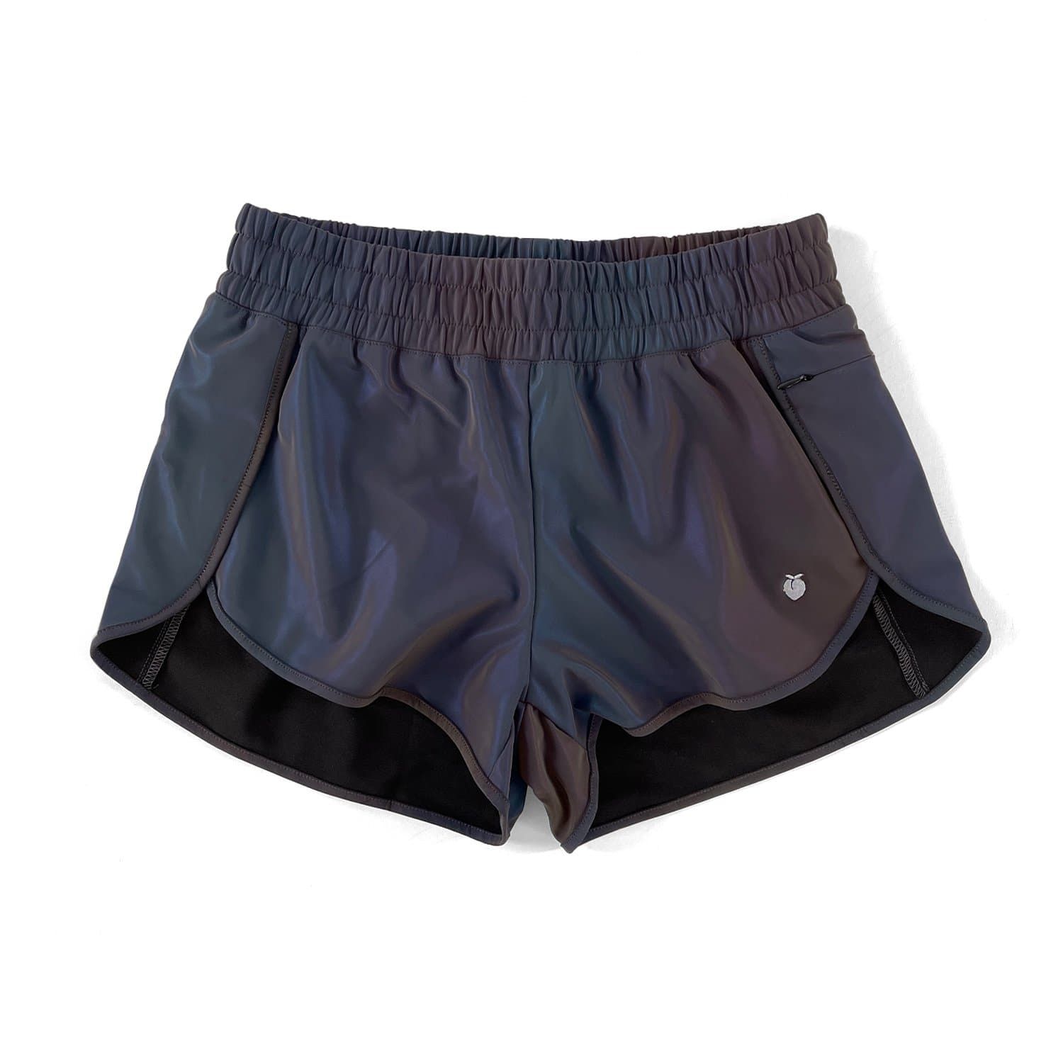 Women's Liner Track Shorts - Rainbow Reflective V2 sold by Flex Living product image thumbnail 2