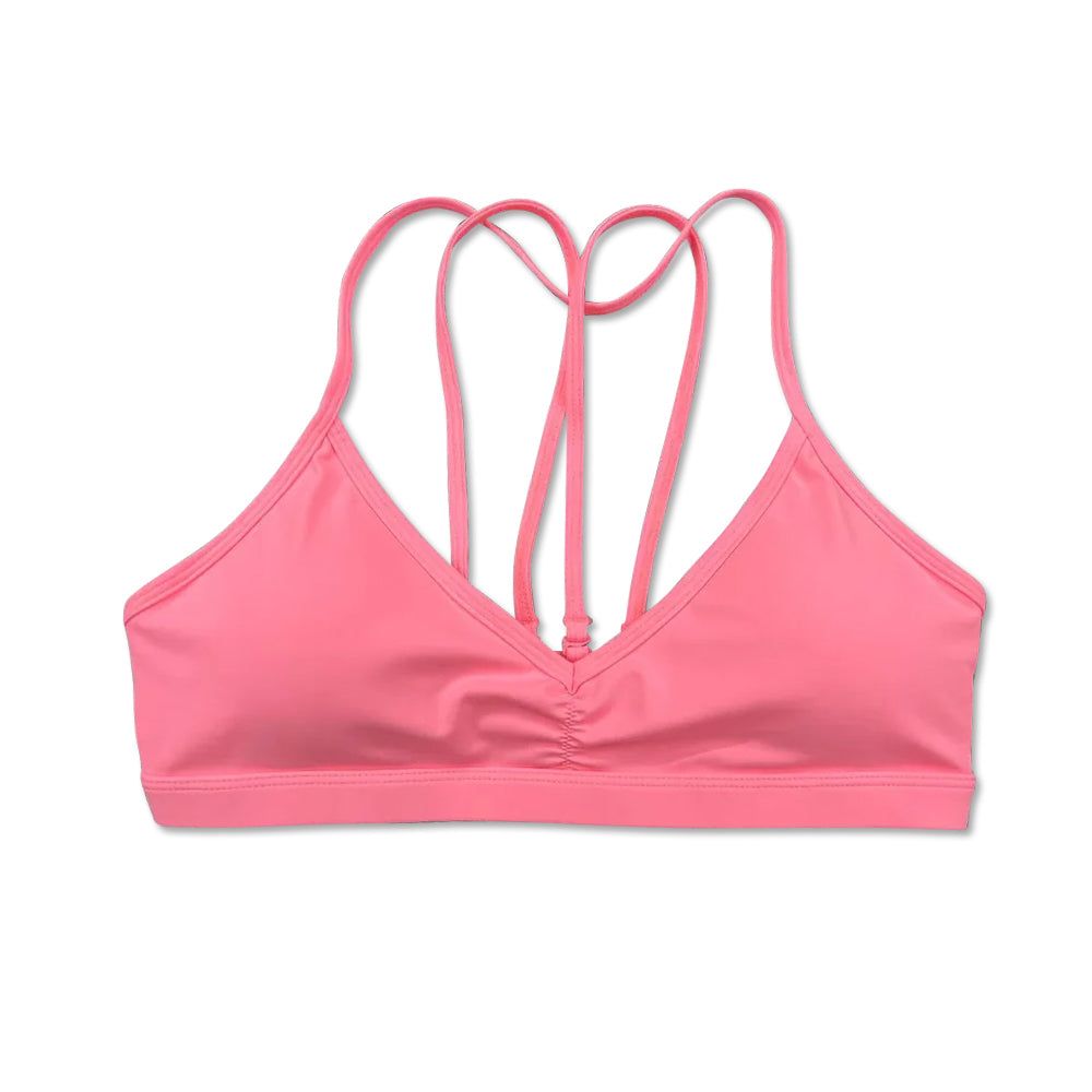 Halter V-Neck Bra - Pink sold by Flex Living
