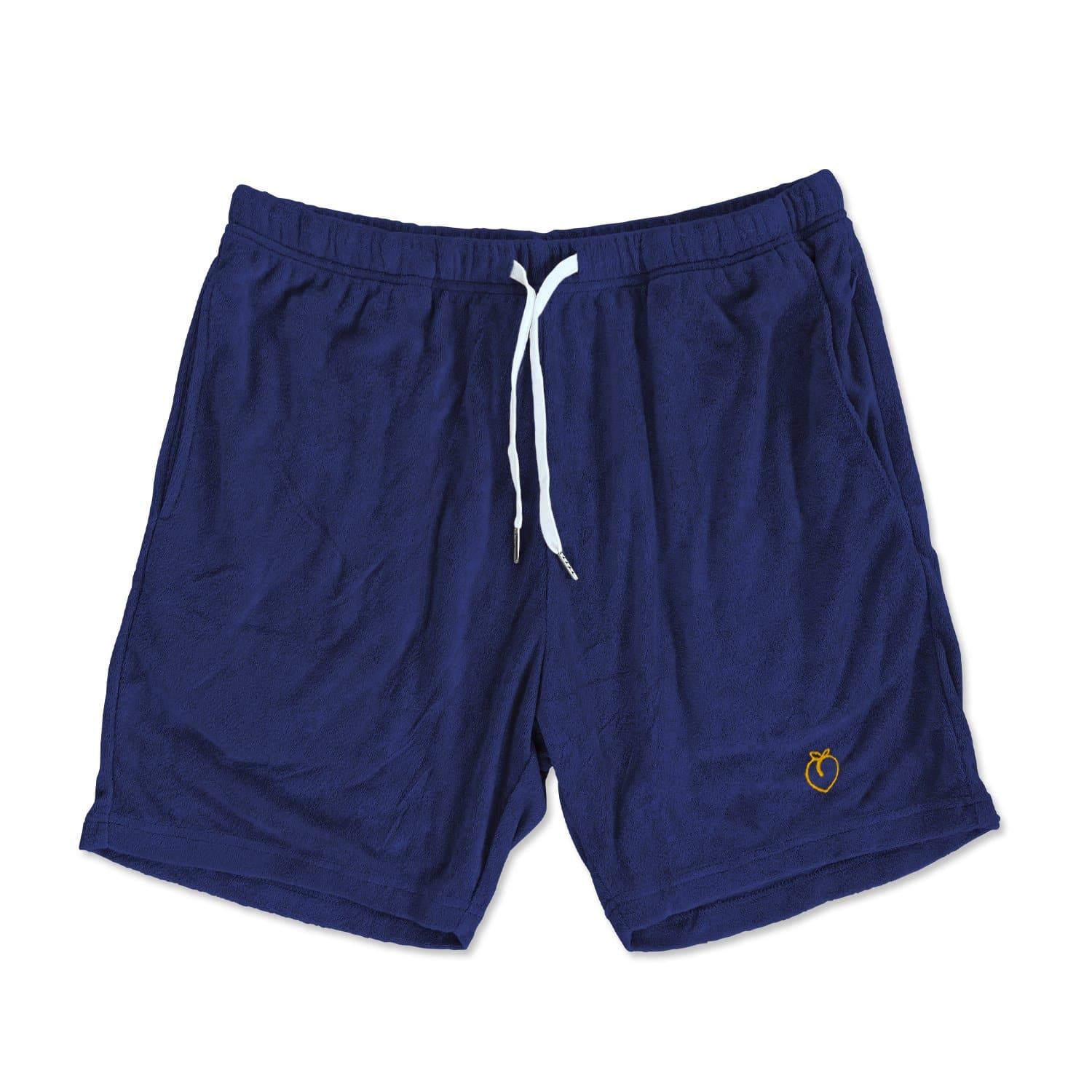 Terry Toweling Resort Shorts - Deep Blue sold by Flex Living