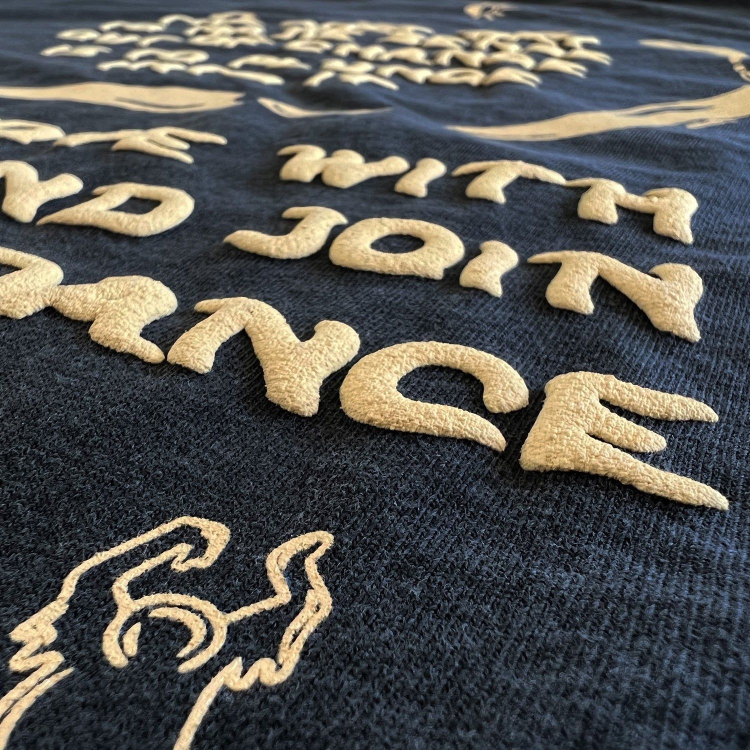 Unisex Oversized Tee - Yin Yang Drip - Pepper sold by Flex Living product image thumbnail 5