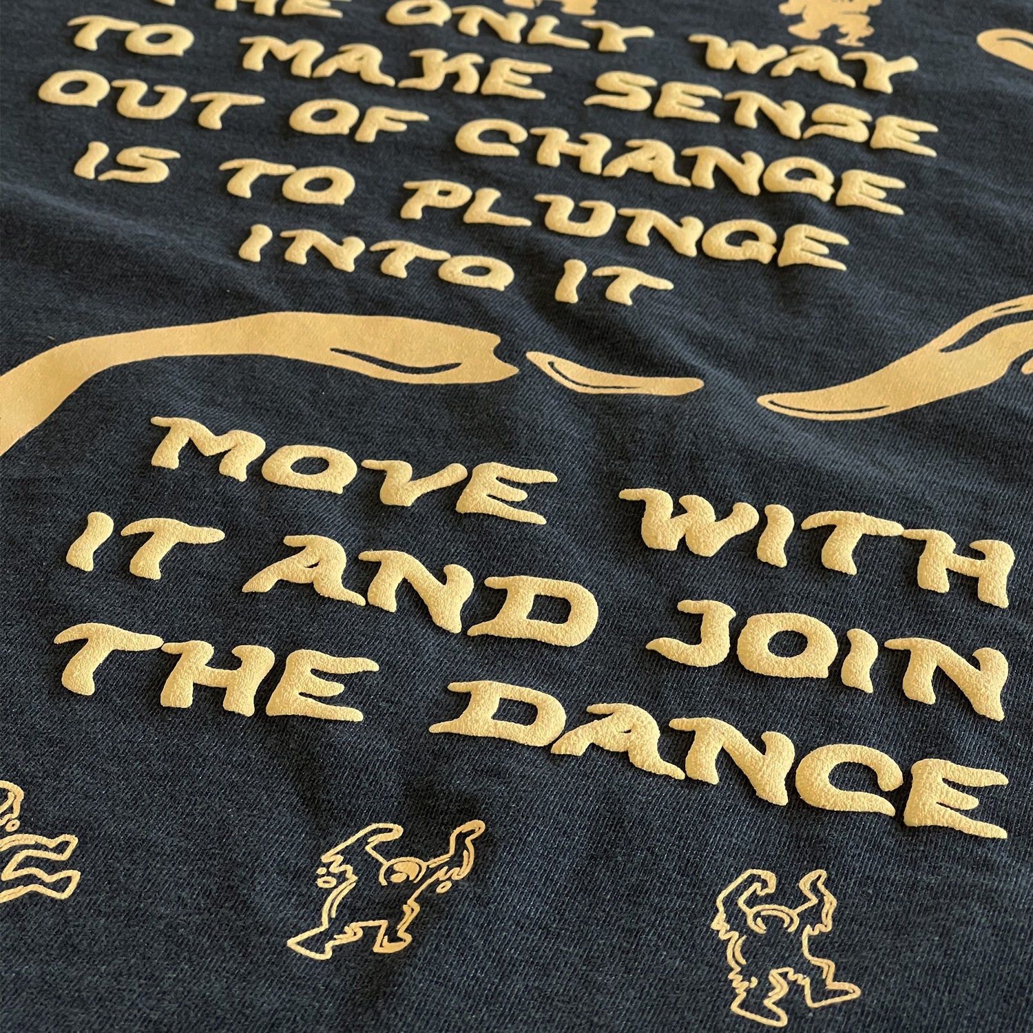 Unisex Oversized Tee - Yin Yang Drip - Pepper sold by Flex Living product image thumbnail 6