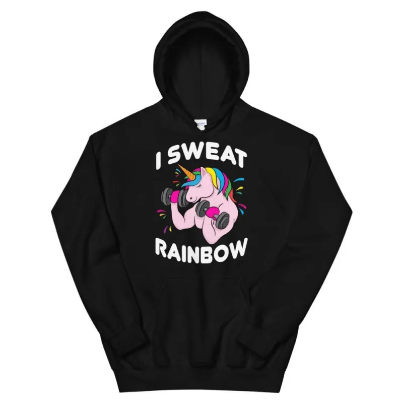 I Sweat Rainbow Unisex Hoodie sold by Flex Living