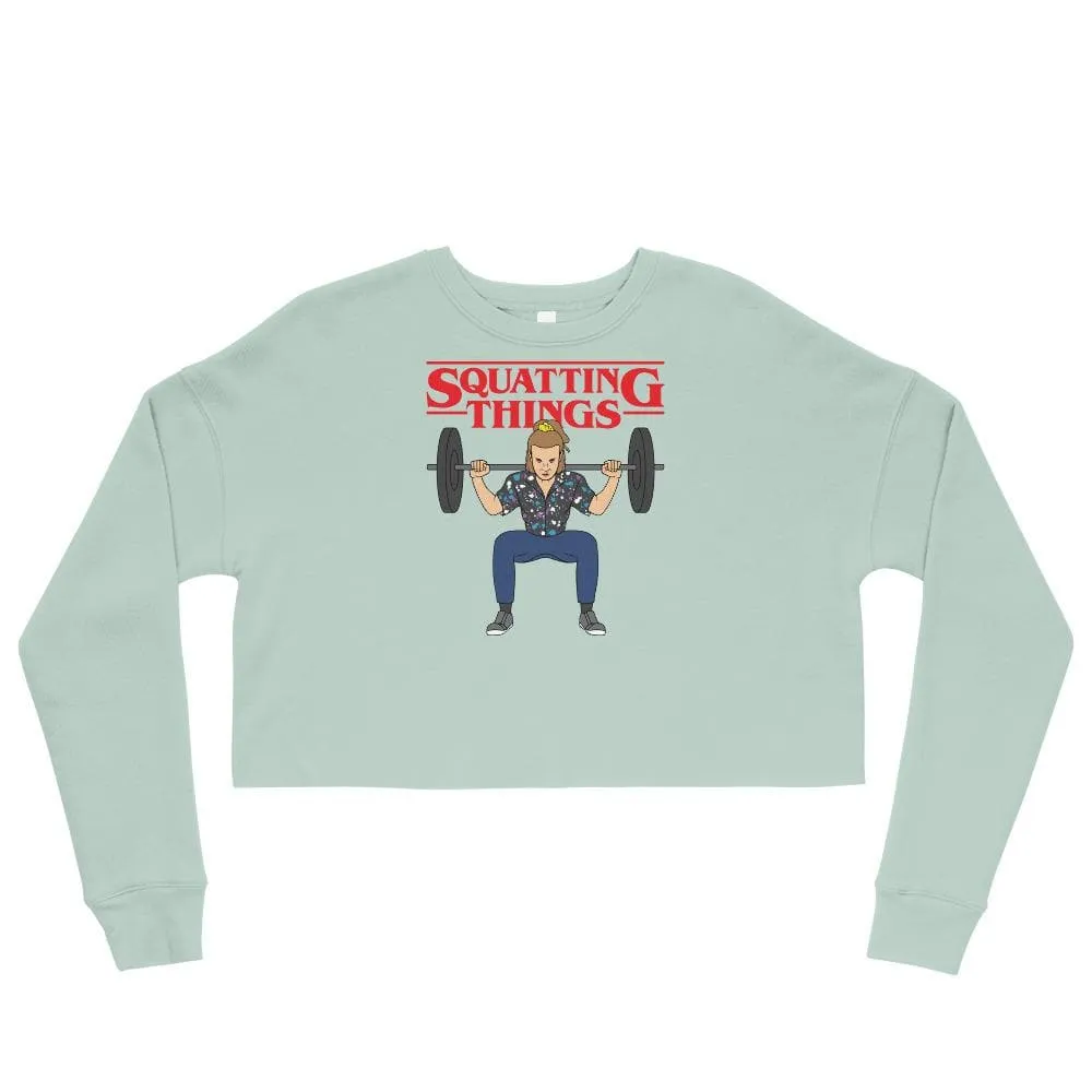 Eleven Squatting Things Crop Sweatshirt sold by Flex Living product image thumbnail 3