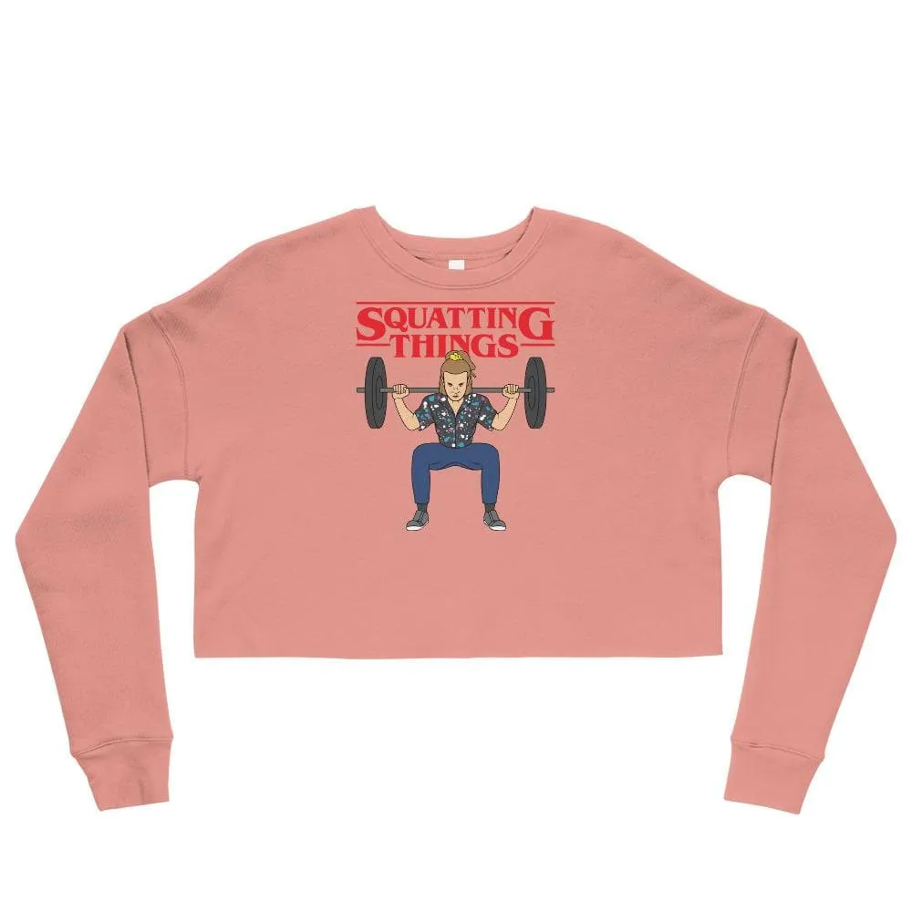 Eleven Squatting Things Crop Sweatshirt sold by Flex Living product image thumbnail 2