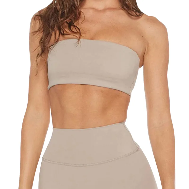 Classic Tube Sports Bra - Oat Milk sold by Flex Living