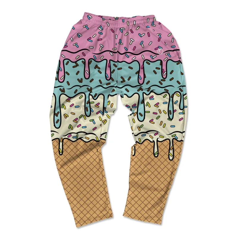 Muscle Pants - Ice Cream Drip sold by Flex Living
