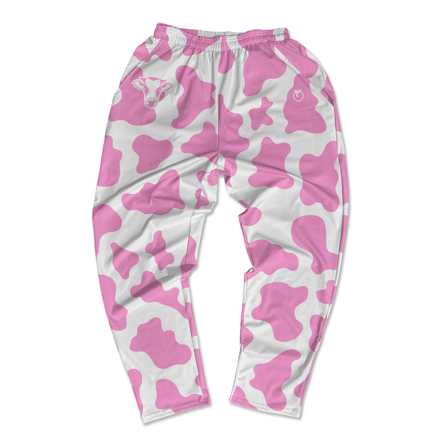 Muscle Pants - Pink Cow Print sold by Flex Living