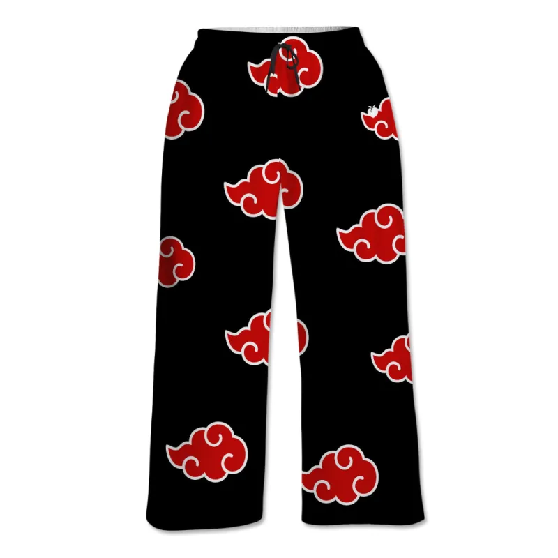 Wide Leg Lounge Pants - Akatzuki sold by Flex Living