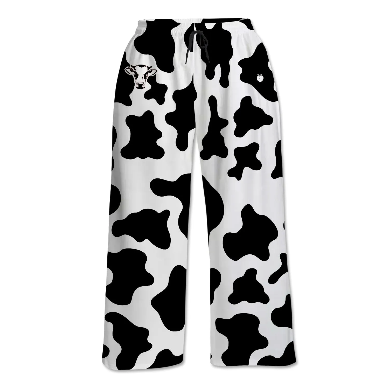 Wide Leg Lounge Pants - Cow Print sold by Flex Living