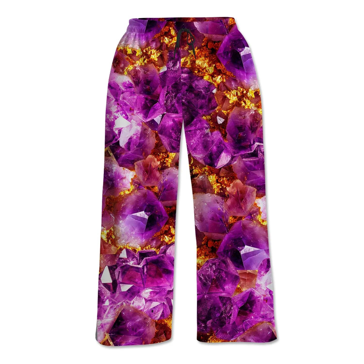 Unisex Lounge Pants - Amethyst And Gold sold by Flex Living