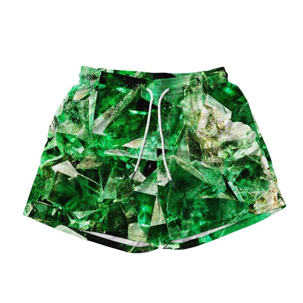 Basic Mesh Short - Emerald sold by Flex Living