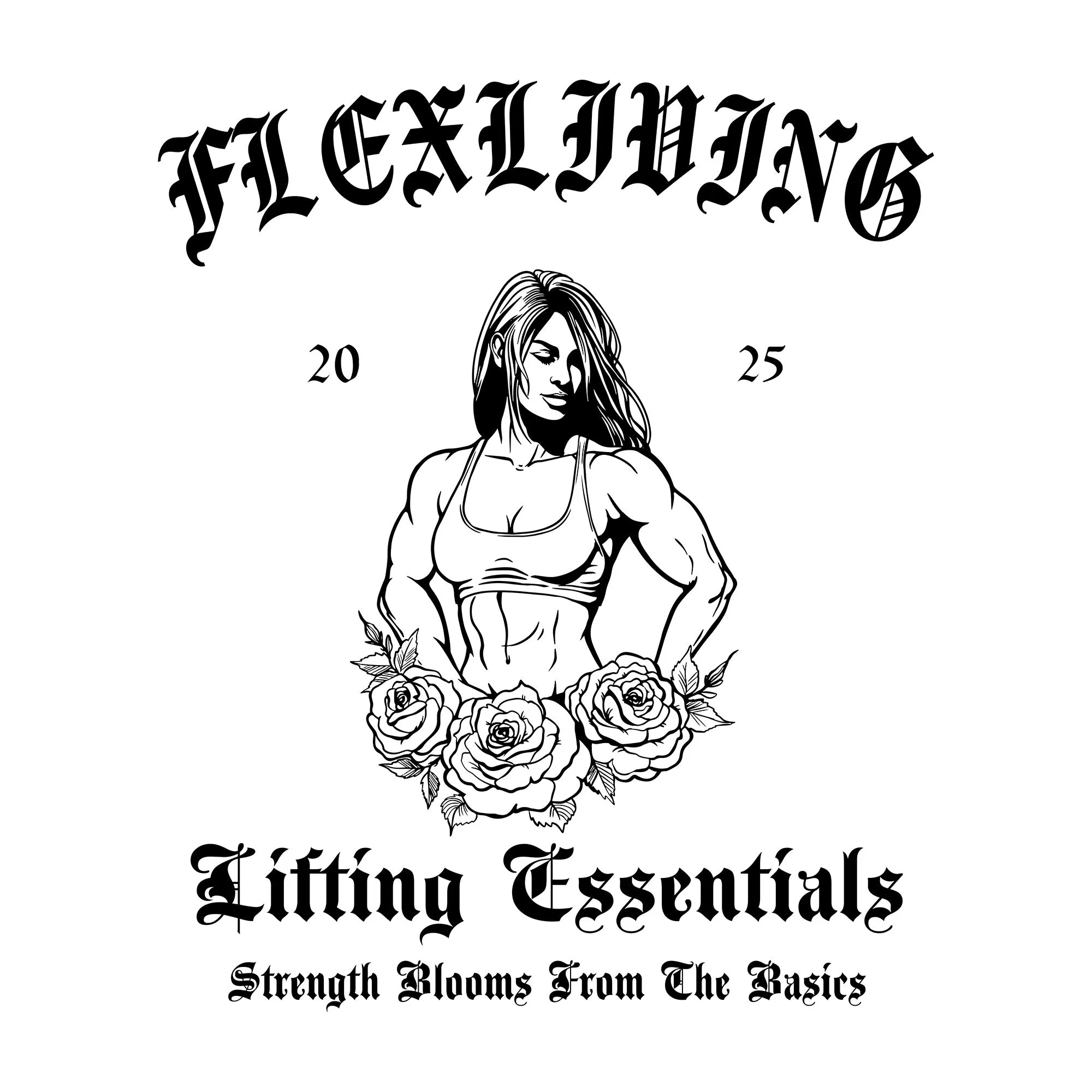Lifting Essentials Premium Tee sold by Flex Living product image thumbnail 2
