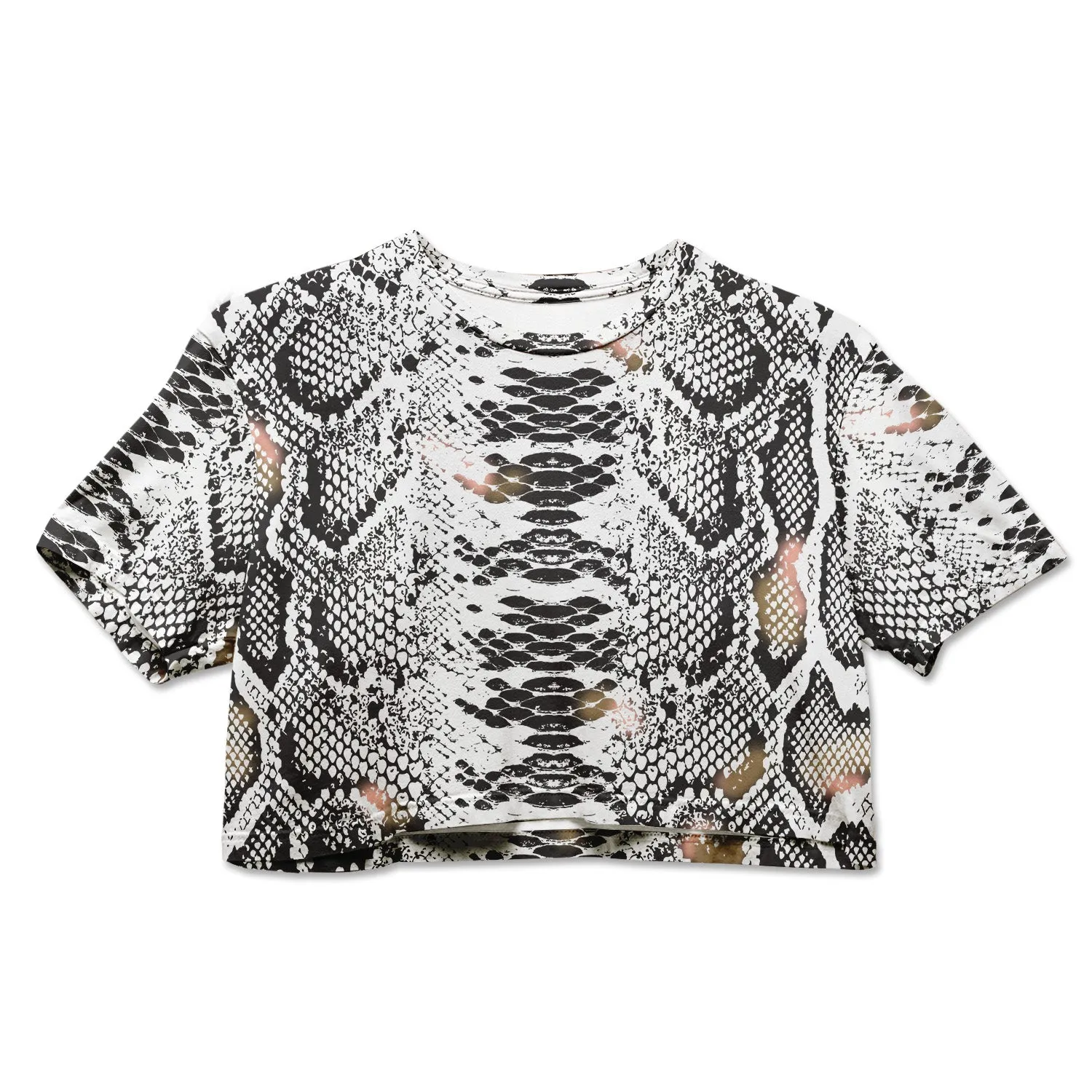 Cotton Crop Tee - Snake Skin sold by Flex Living