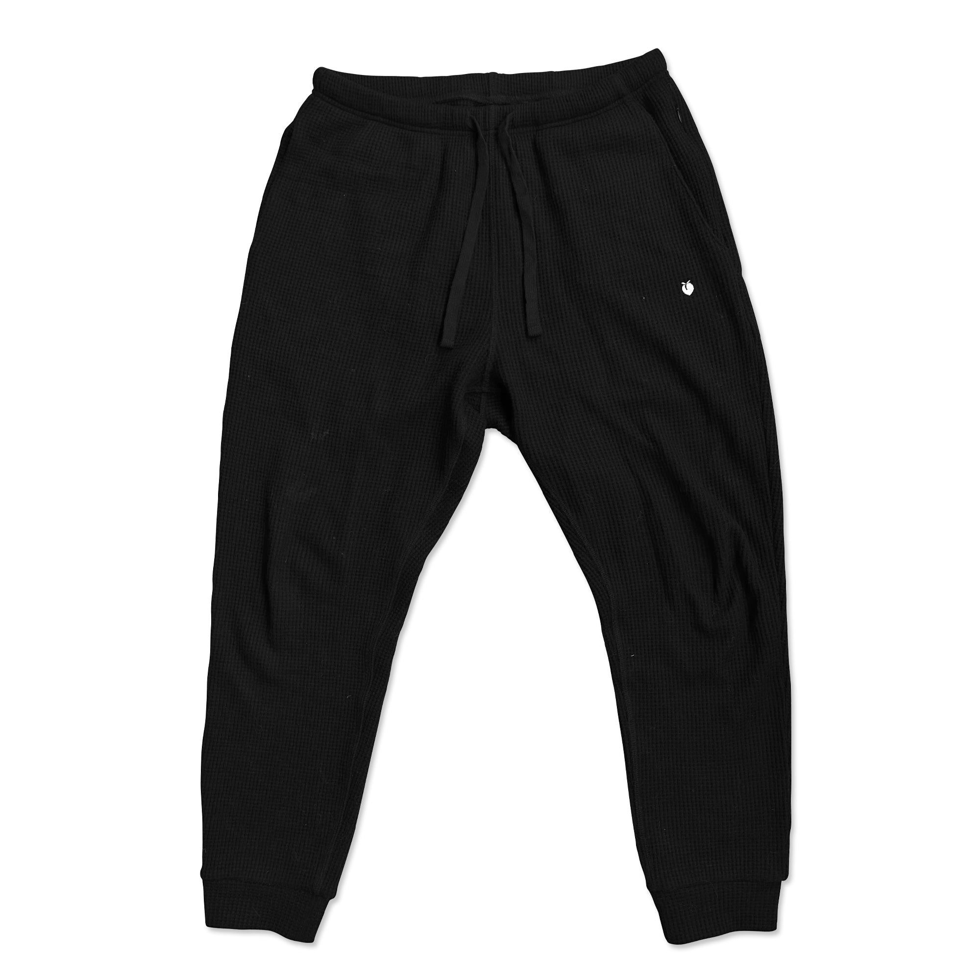 Waffle Tech Lounge Pants - Black sold by Flex Living