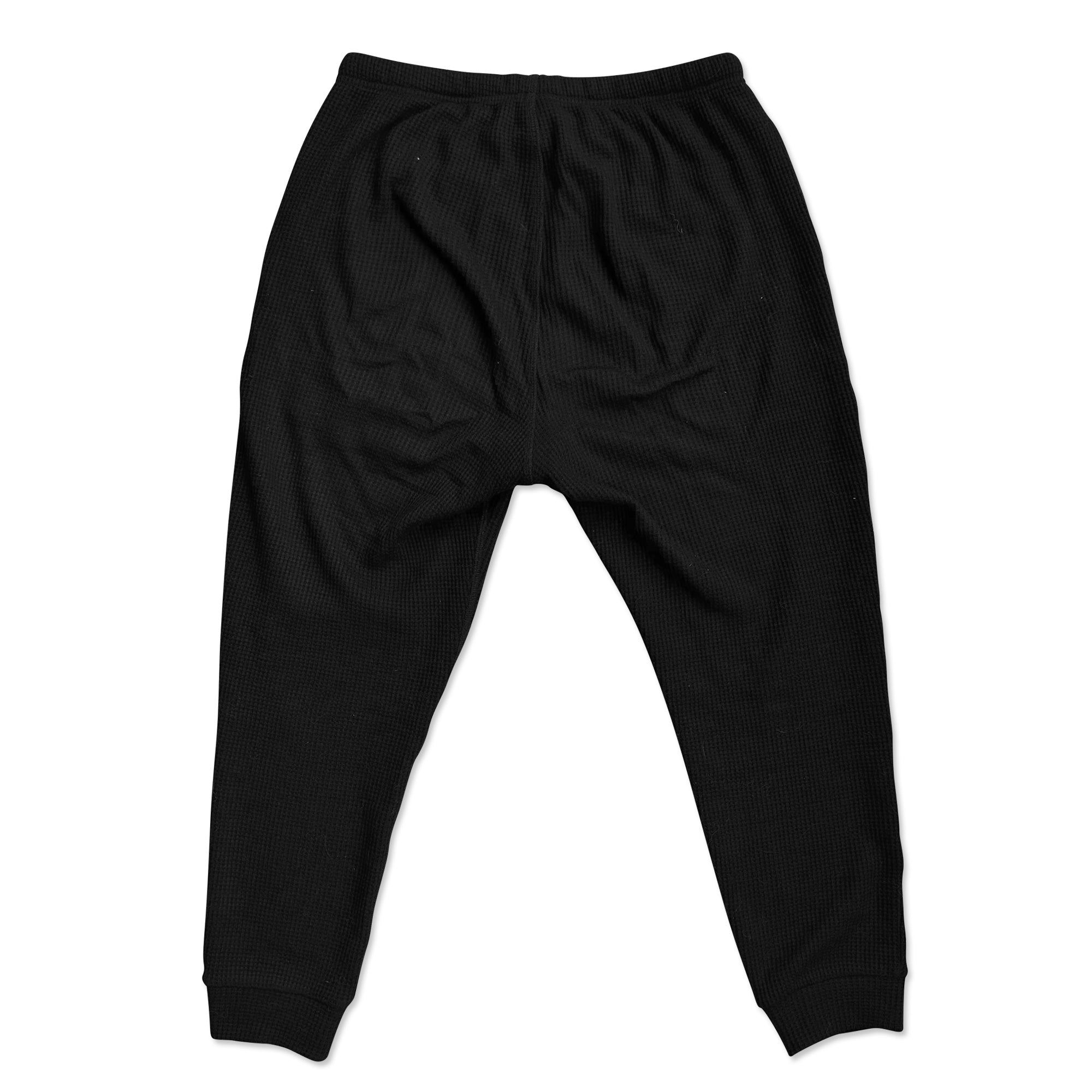 Waffle Tech Lounge Pants - Black sold by Flex Living product image thumbnail 3