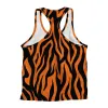 Printed Jersey Tank - Tiger Print sold by Flex Living
