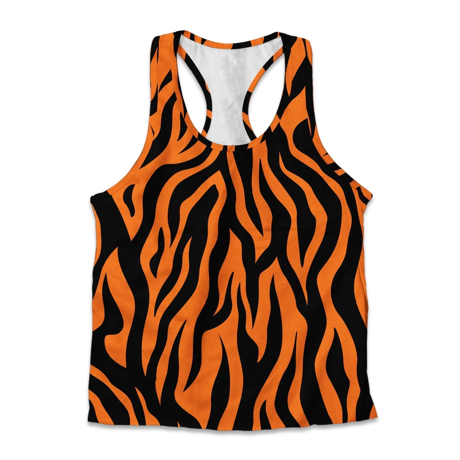 Printed Jersey Tank - Tiger Print sold by Flex Living