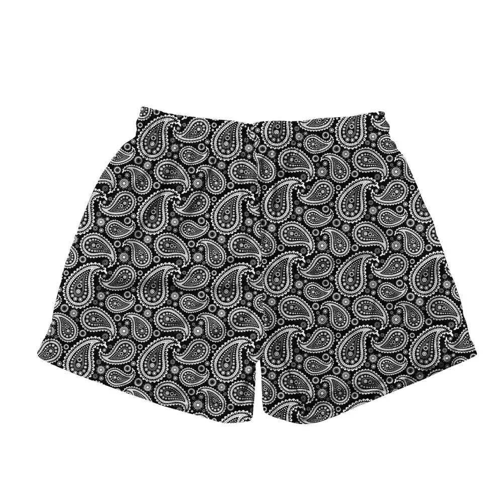 Basic Mesh Short - Paisley B&W sold by Flex Living product image thumbnail 3