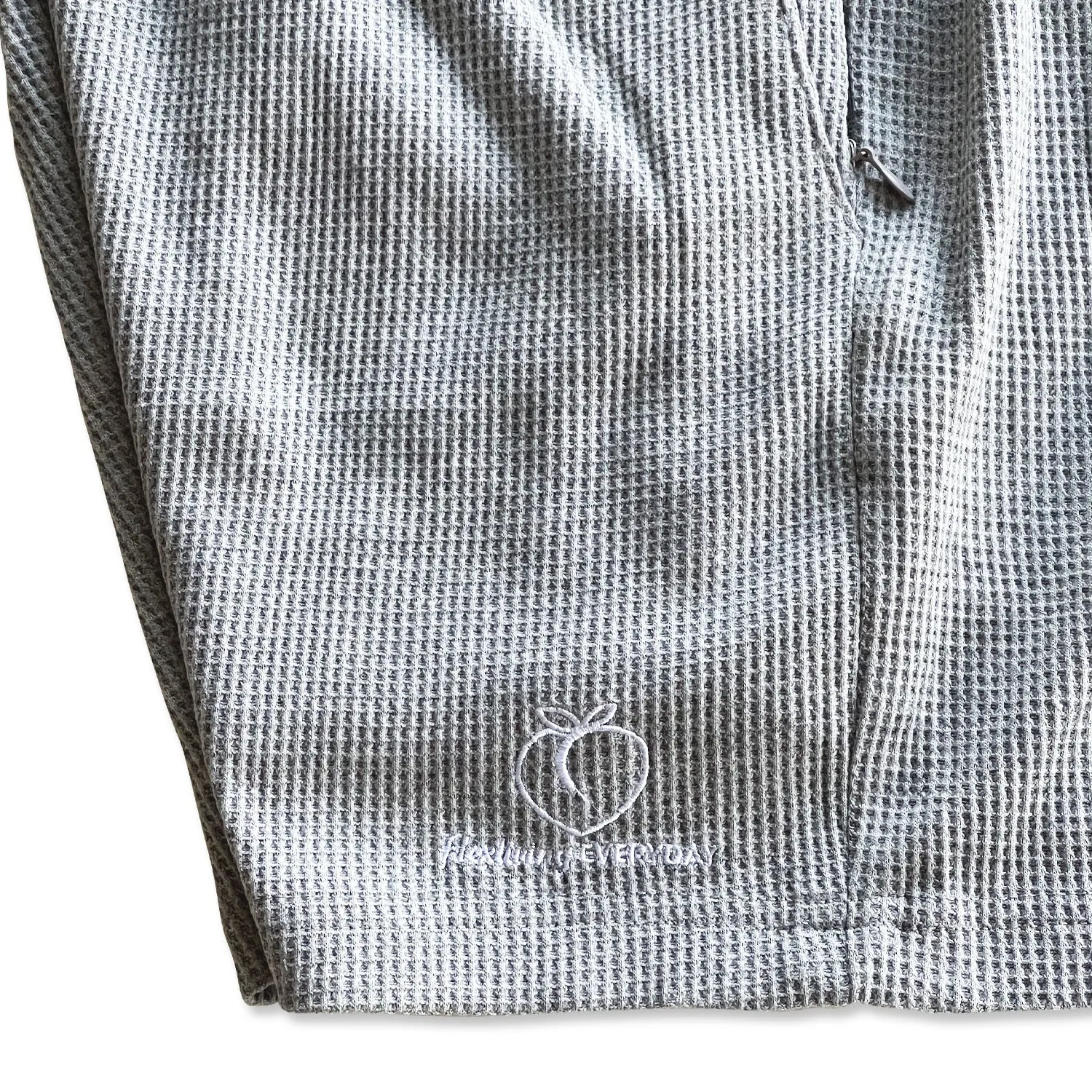 Men's Waffle Lounge Shorts - Gray sold by Flex Living product image thumbnail 4