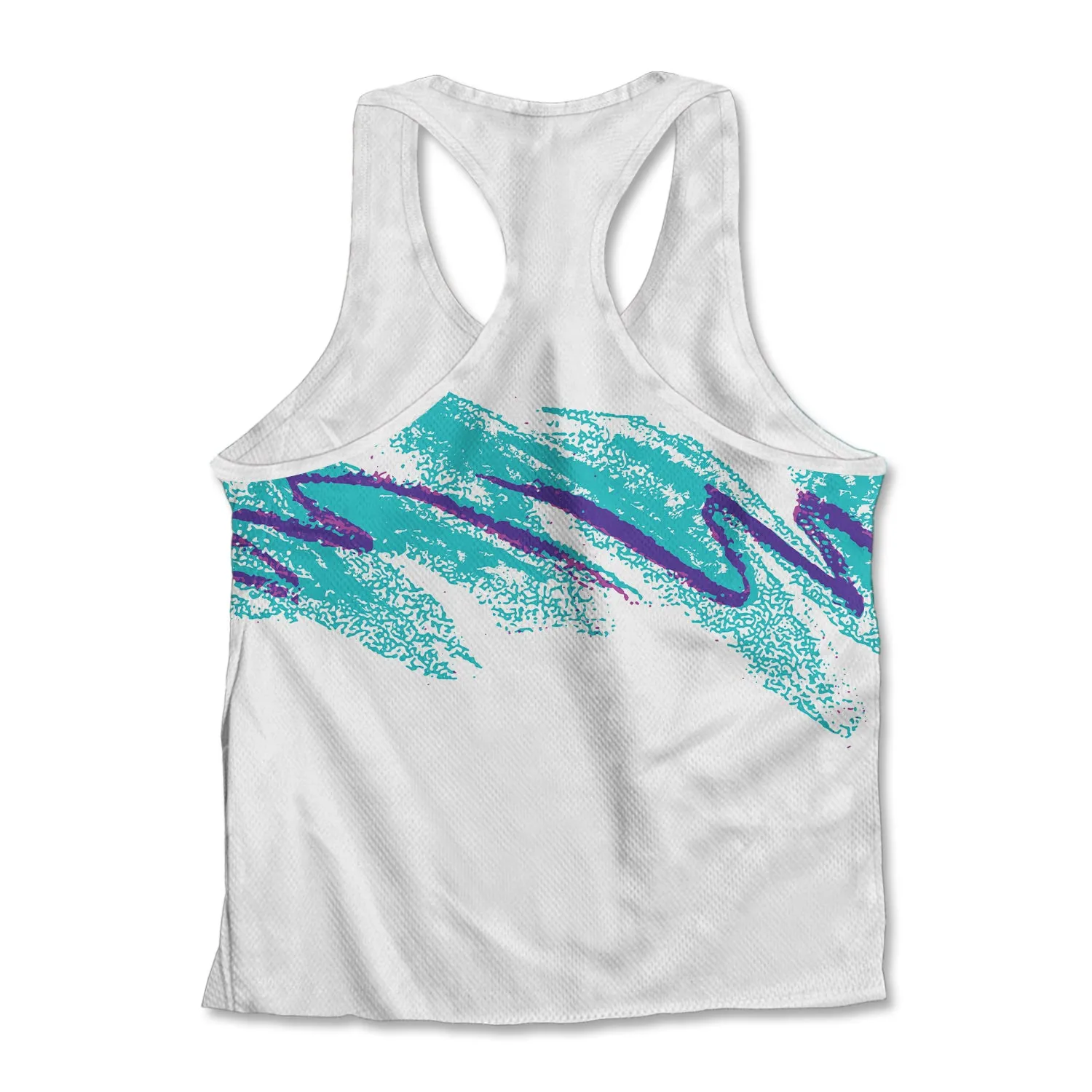 Printed Jersey Tank - 90's Swoosh sold by Flex Living product image thumbnail 2