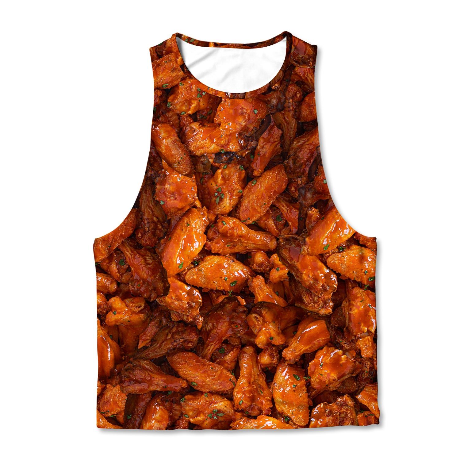 Printed Muscle Tank - Chicken Wings sold by Flex Living