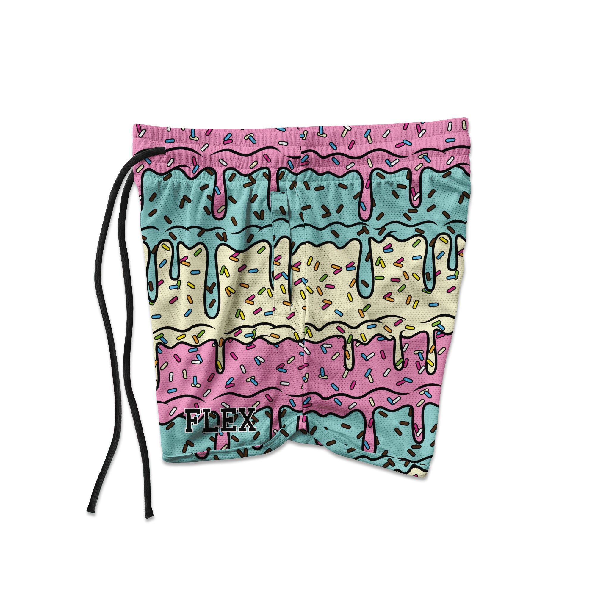 Muay Thai Shorts - Ice Cream Drip sold by Flex Living product image thumbnail 3