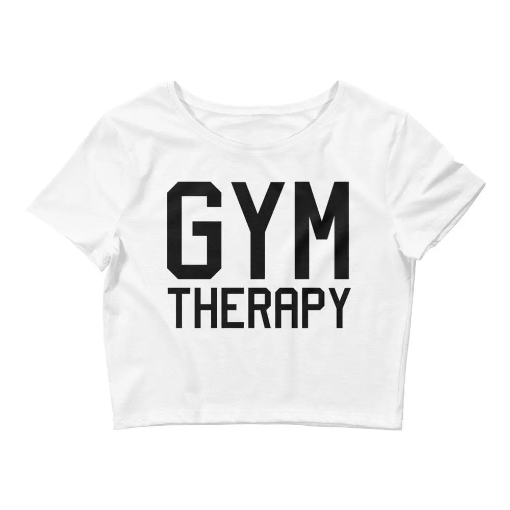 Gym Therapy Crop Tee sold by Flex Living product image thumbnail 2