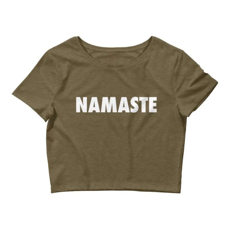 Namaste Crop Tee sold by Flex Living