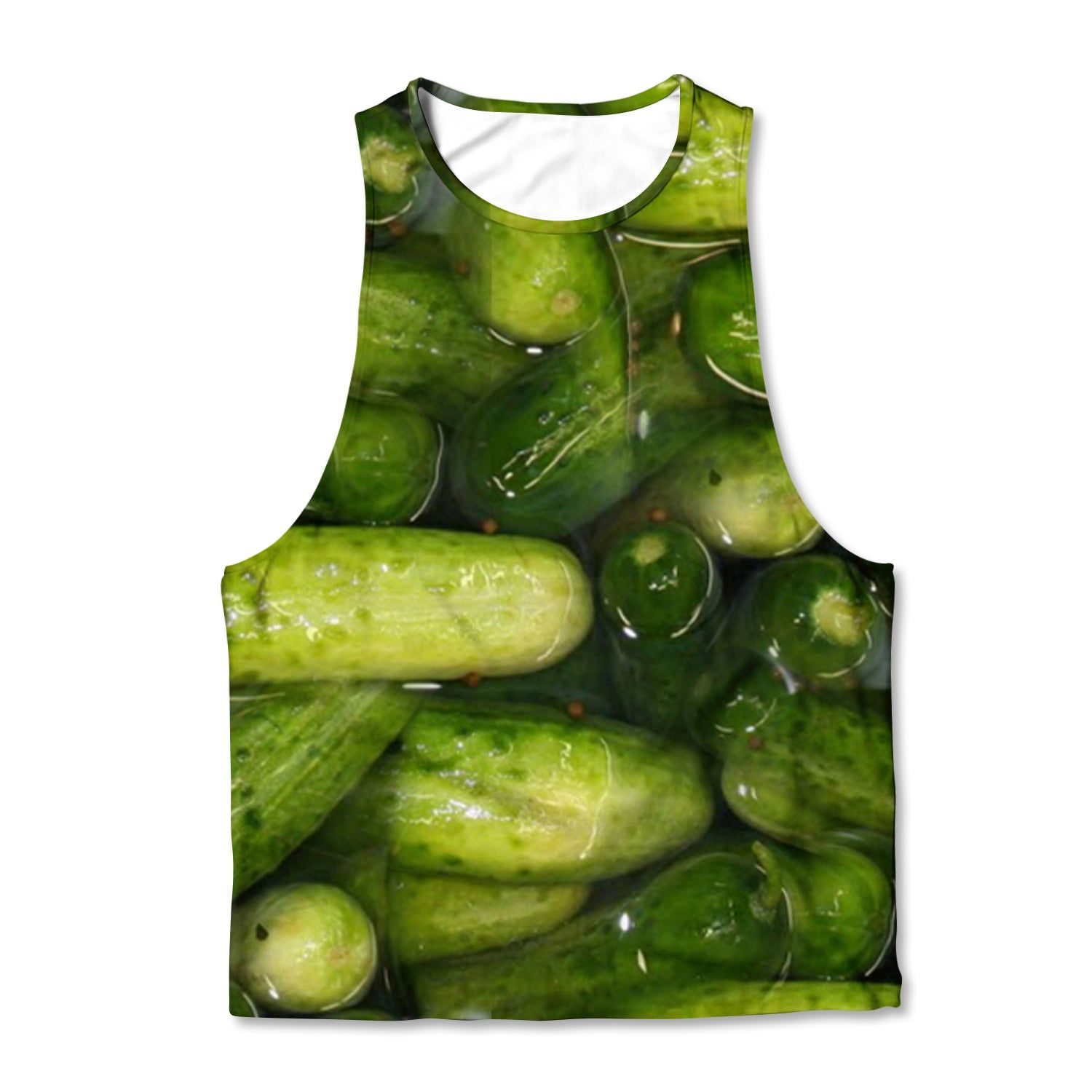 Printed Muscle Tank - Pickles sold by Flex Living