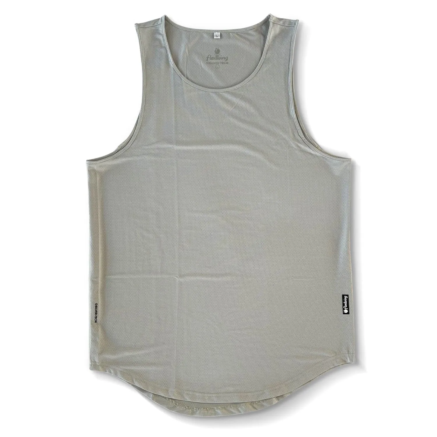 Men's Silver-Tech Tank - Gray sold by Flex Living