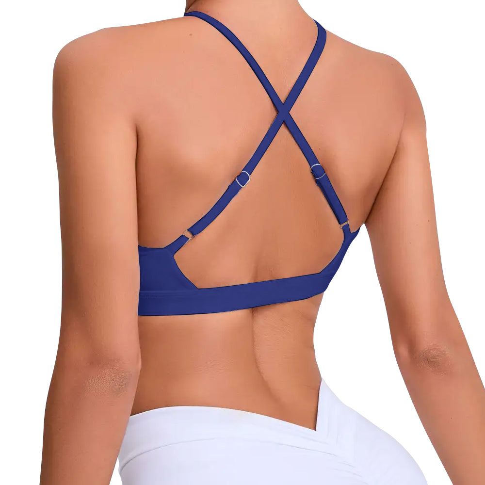 Halter Strap Bra - Ink blue sold by Flex Living product image thumbnail 2