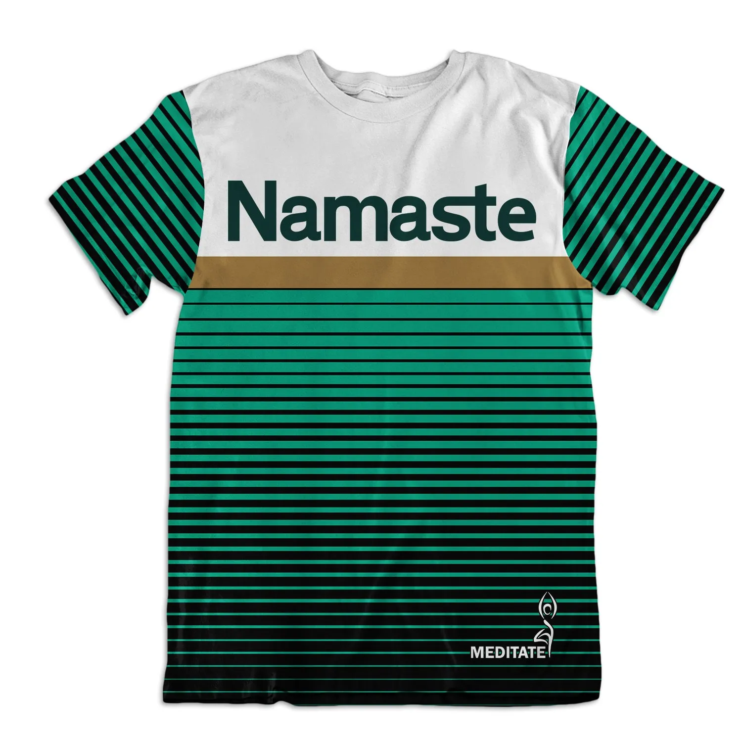 Cotton Unisex Tee - Namaste sold by Flex Living