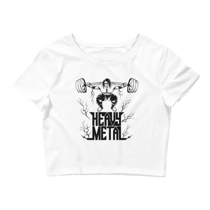 HEAVY METAL CROP TEE made by Flex Living
