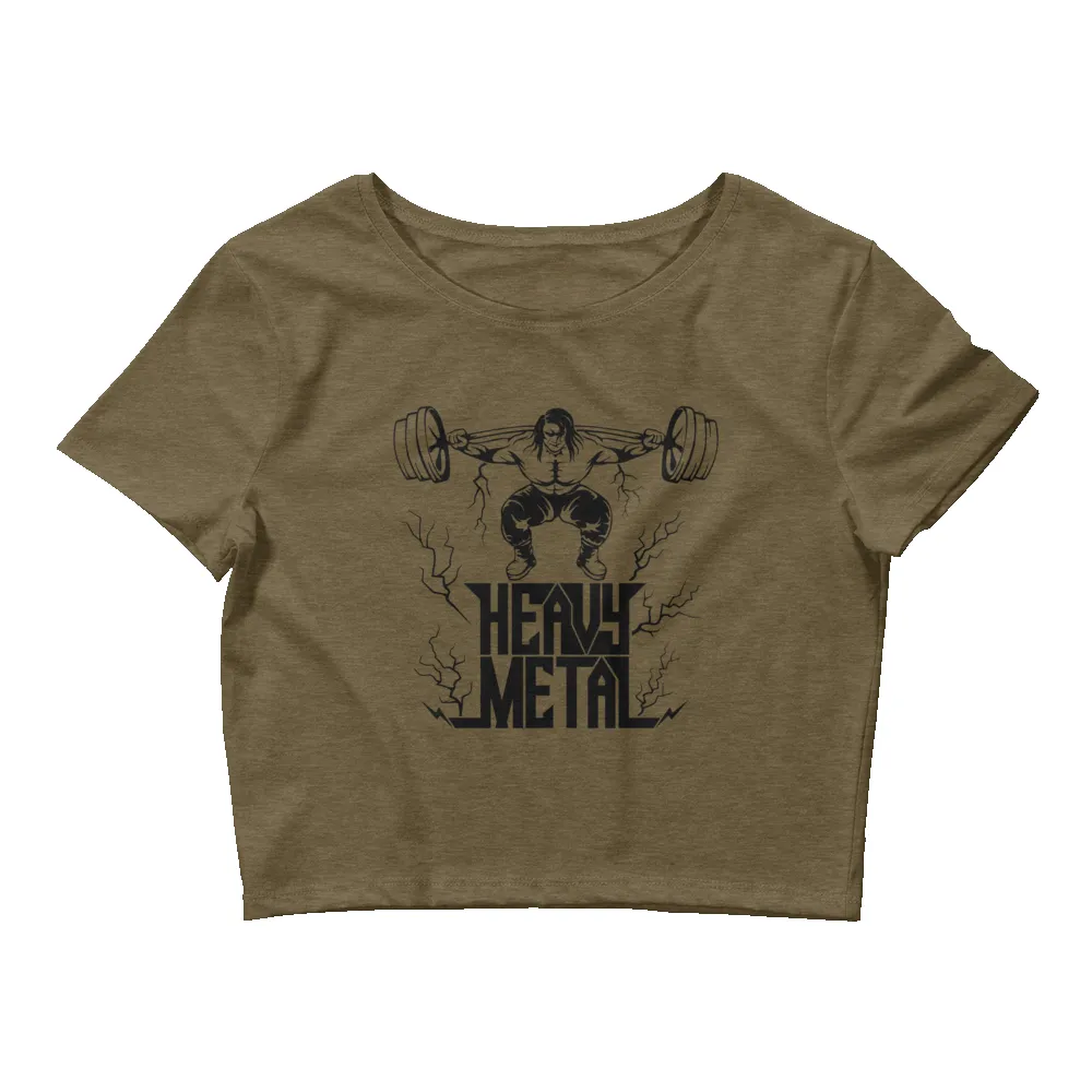 HEAVY METAL CROP TEE sold by Flex Living product image thumbnail 2