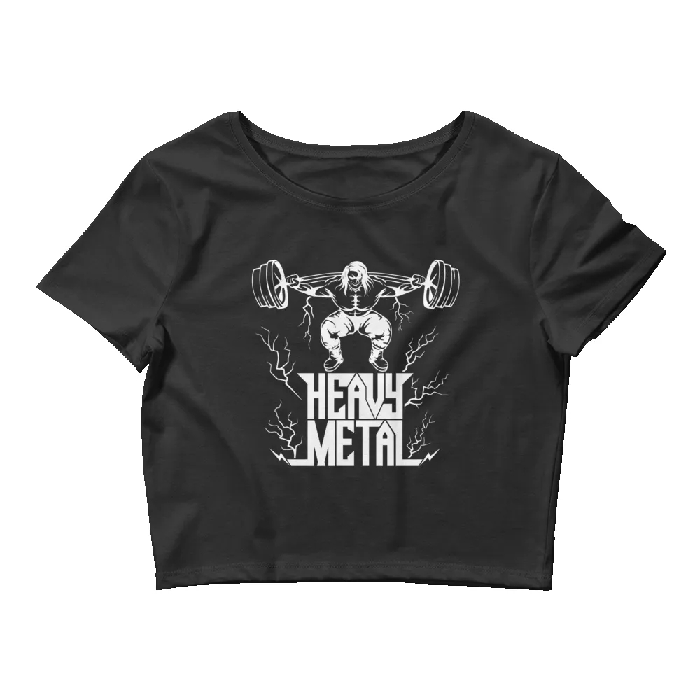 HEAVY METAL CROP TEE sold by Flex Living product image thumbnail 3