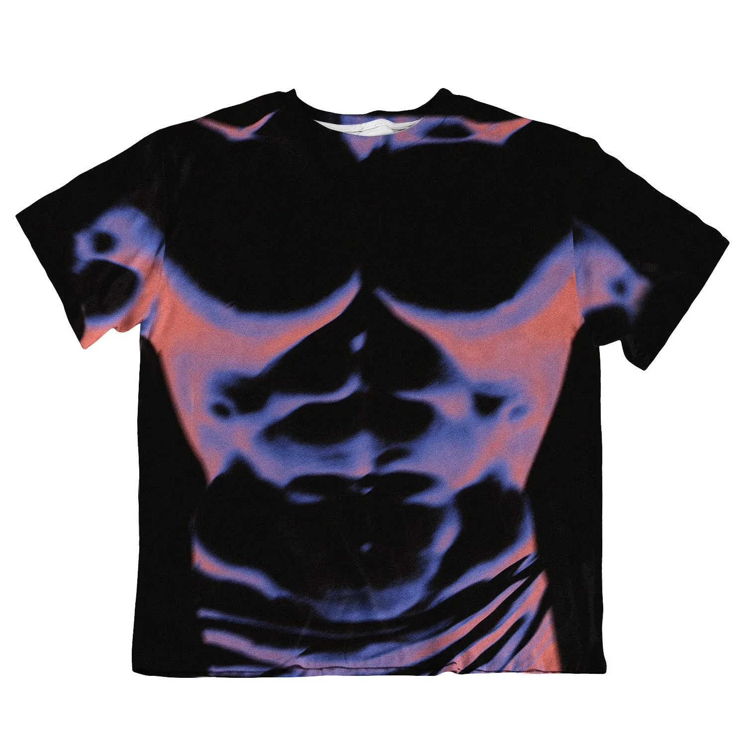 Unisex Oversized Tee - Infrared Body Map sold by Flex Living