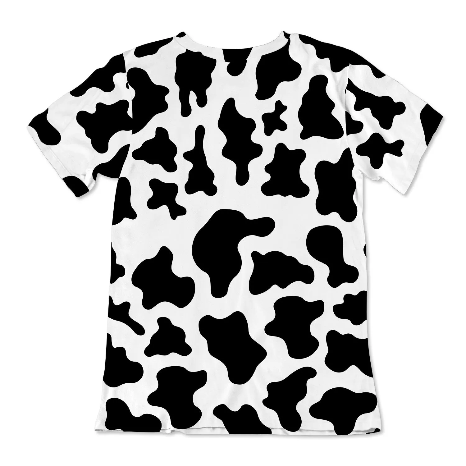 Unisex Cotton Tee - Cow Print sold by Flex Living product image thumbnail 2