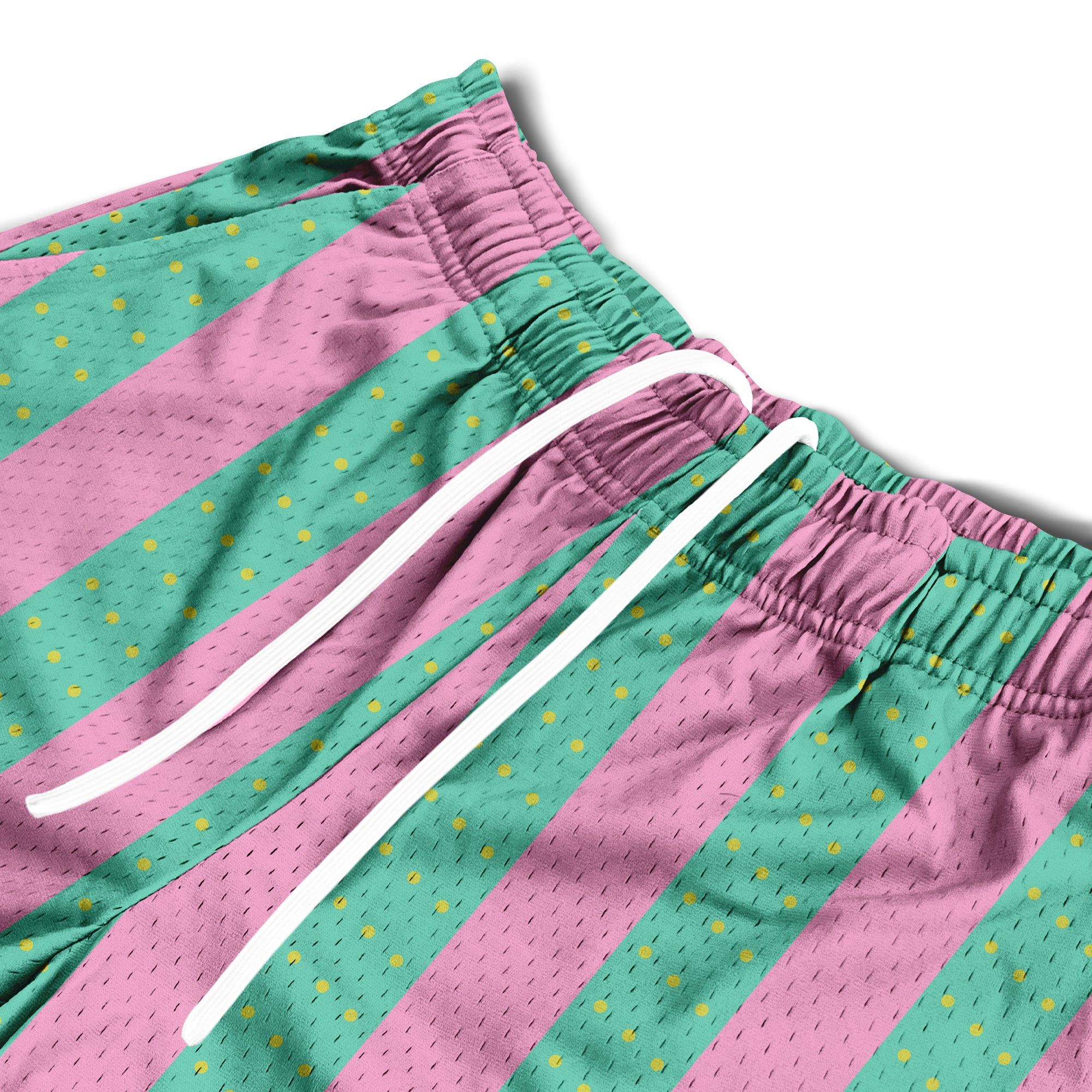 Mesh Flex Shorts 5" - Pastel Striped sold by Flex Living product image thumbnail 2