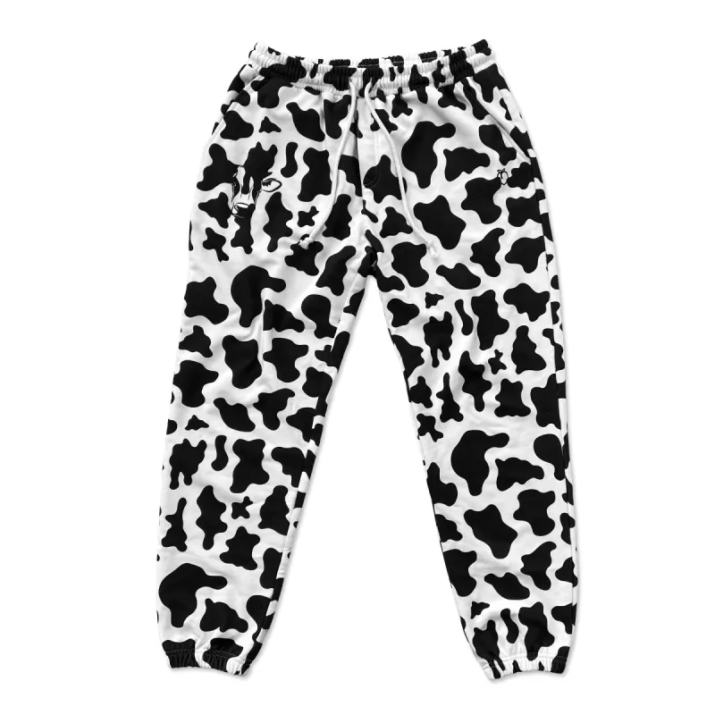 Terry Tech Sweatpants - Cow sold by Flex Living